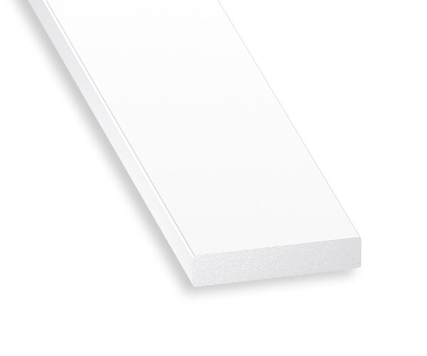 FLACHSTANGE PVC WEIß 30X2X2600 MM