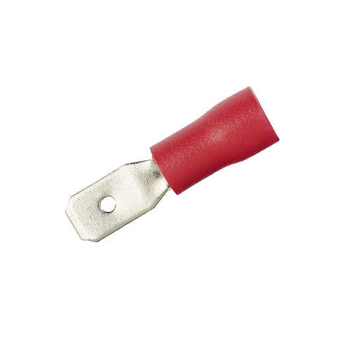 FLACHSTECKER 0,5-1,5MM² 25 ST. ROT
