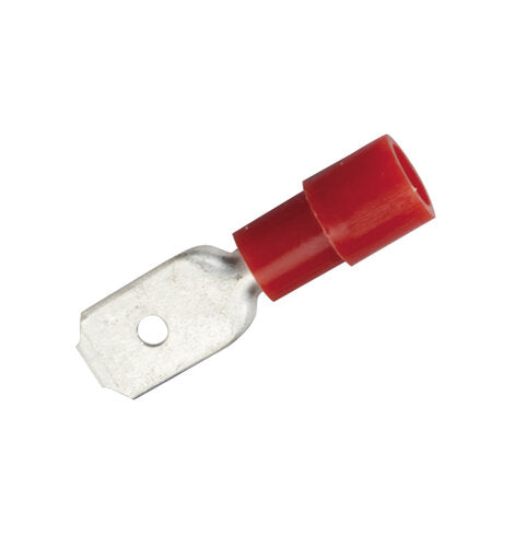 FLACHSTECKER 0,5-1,5MM² 25ST ROT
