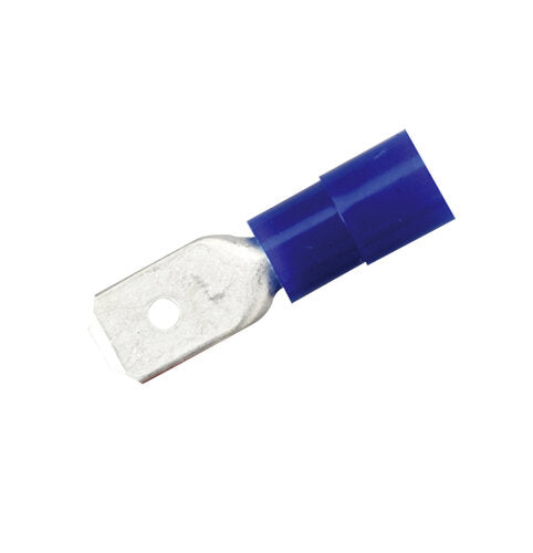 FLACHSTECKER 1,5-2,5MM² 25ST BLAU