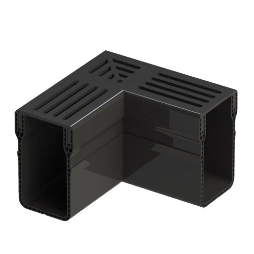 GARDENDRAIN CORNER BLACK 65/100MM