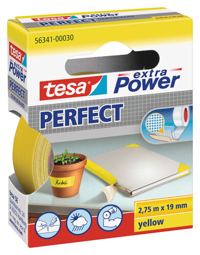 GEWEBEBAND EXTRA POWER GELB 2,75MX19MM