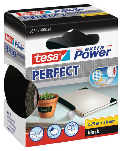 GEWEBEBAND EXTRA POWER SCHW. 2,75MX38MM