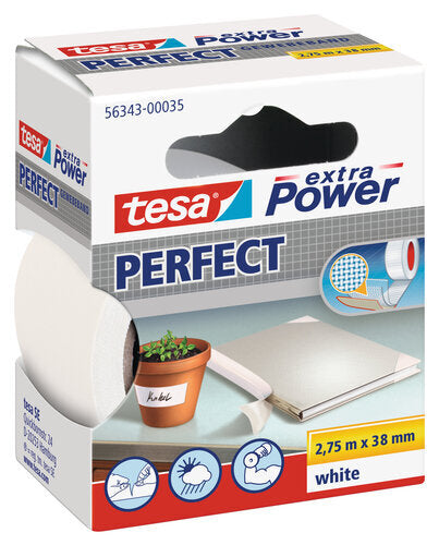 GEWEBEBAND EXTRA POWER WEIß 2,75MX38MM
