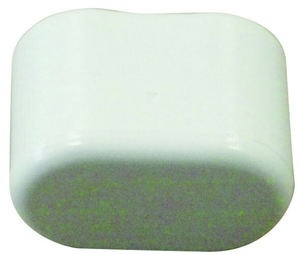 GLEITKAPPEN KUNSTSTOFF WEIß 38X20 MM