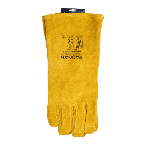 GRILLHANDSCHUHE LEDER L35,5CM PAAR
