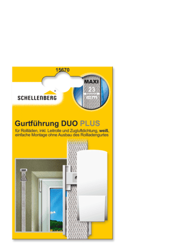 GURTFÜHRUNG DUOPLUS MAXI WEIß 38X85X25MM
