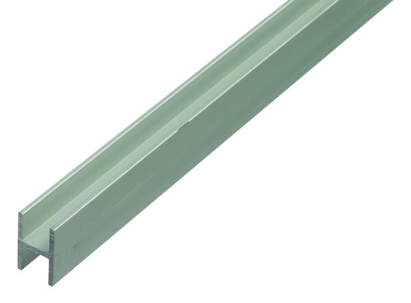 H-PROFIL ALU SILBER 9,1X12X6,5X1000 MM