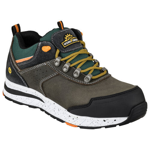HALBSCHUH S3 TANN D'GRAU/ORANGE GR. 42