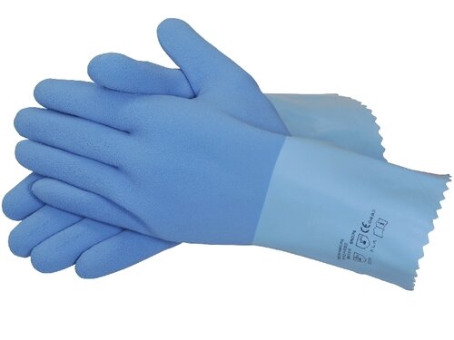 HANDSCHUHE LATEX SUPER-BLUE GLATT