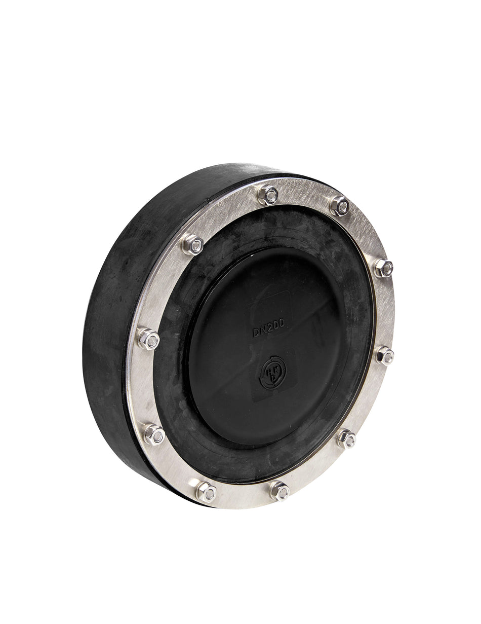 HKD DICHTUNGSEIN.DOMO-V V2A/EPDM DN 200