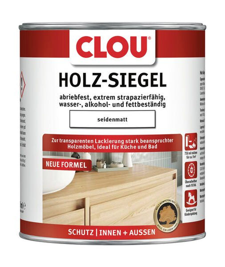 CLOU Holz-Siegel EL seidenmatt, 750 ml