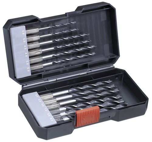 HOLZBOHRERBOX 12TLG. S-BOX