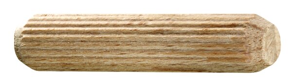 HOLZDÜBEL BUCHE GERIFFELT Ø6X30 MM