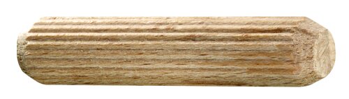 HOLZDÜBEL BUCHE GERIFFELT Ø8X40 MM