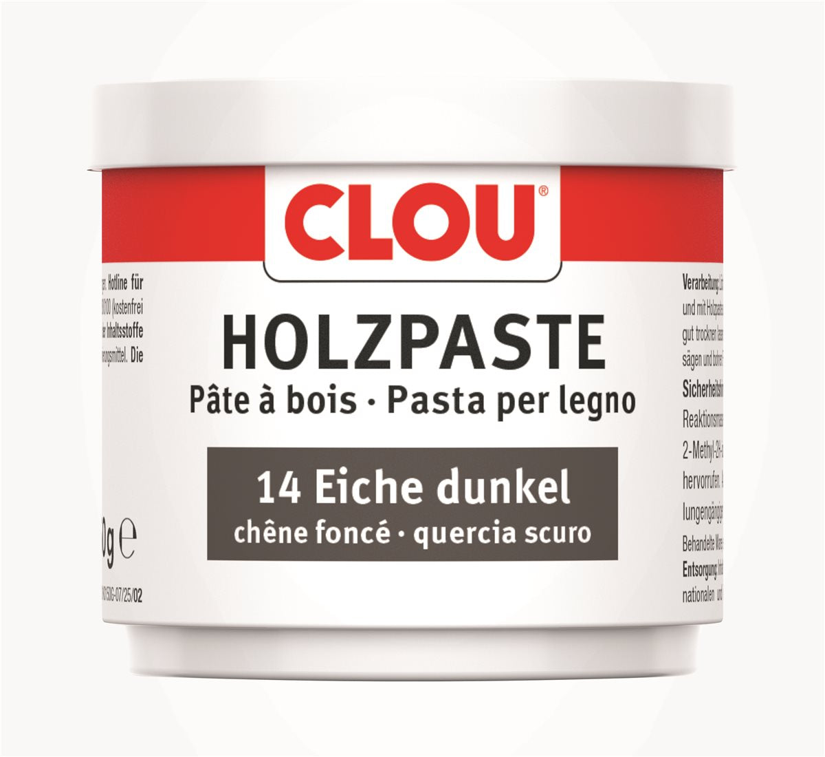 CLOU Holzpaste Nr. 14 Eiche dunkel, 150 g