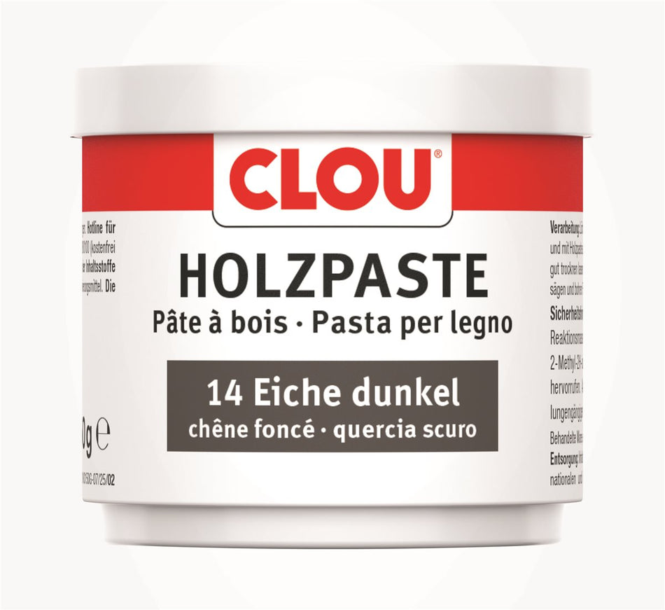 CLOU Holzpaste Nr. 14 Eiche dunkel, 150 g