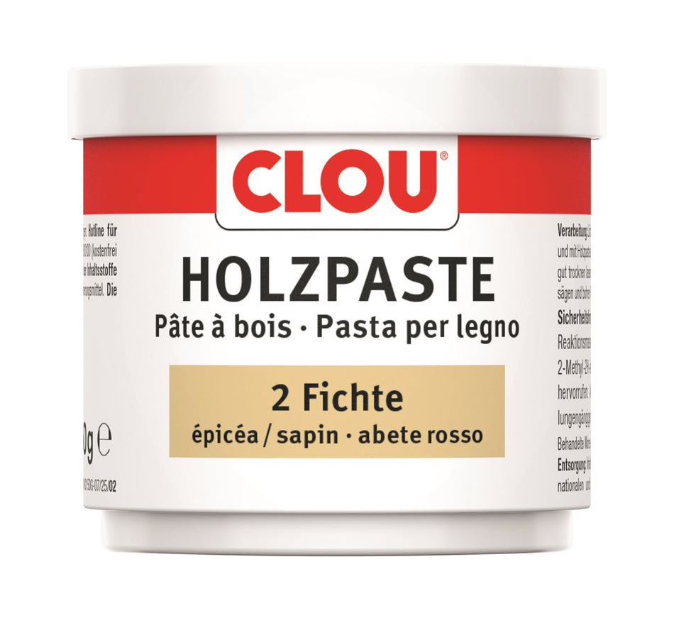 CLOU Holzpaste Nr. 2 Fichte in der 150-g-Dose