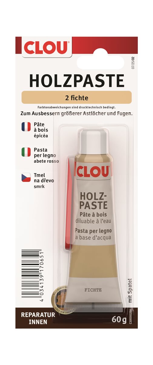 CLOU Holzpaste Nr. 2 Fichte, 60 g