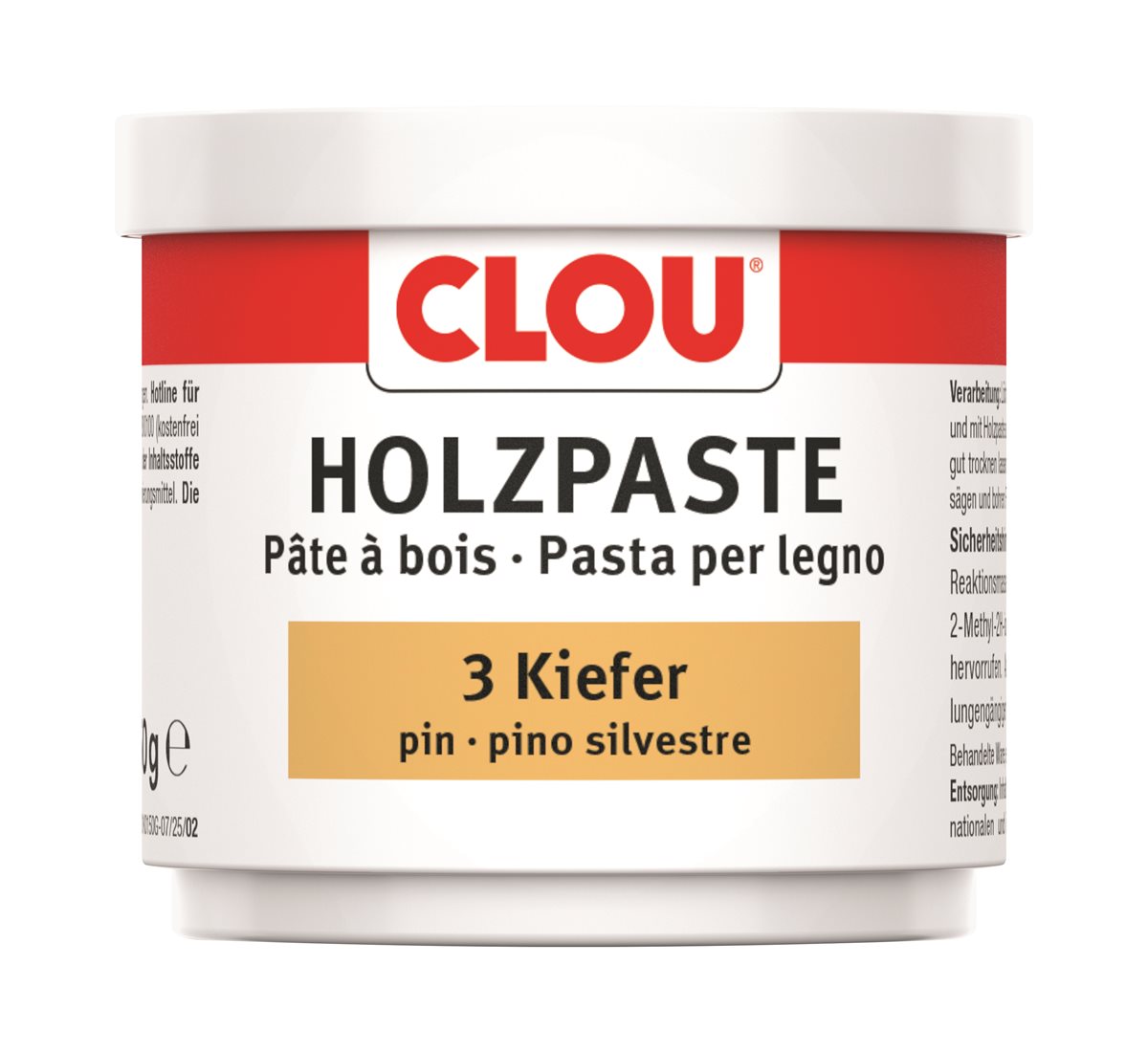CLOU Holzpaste Nr. 3 Kiefer, 150 g