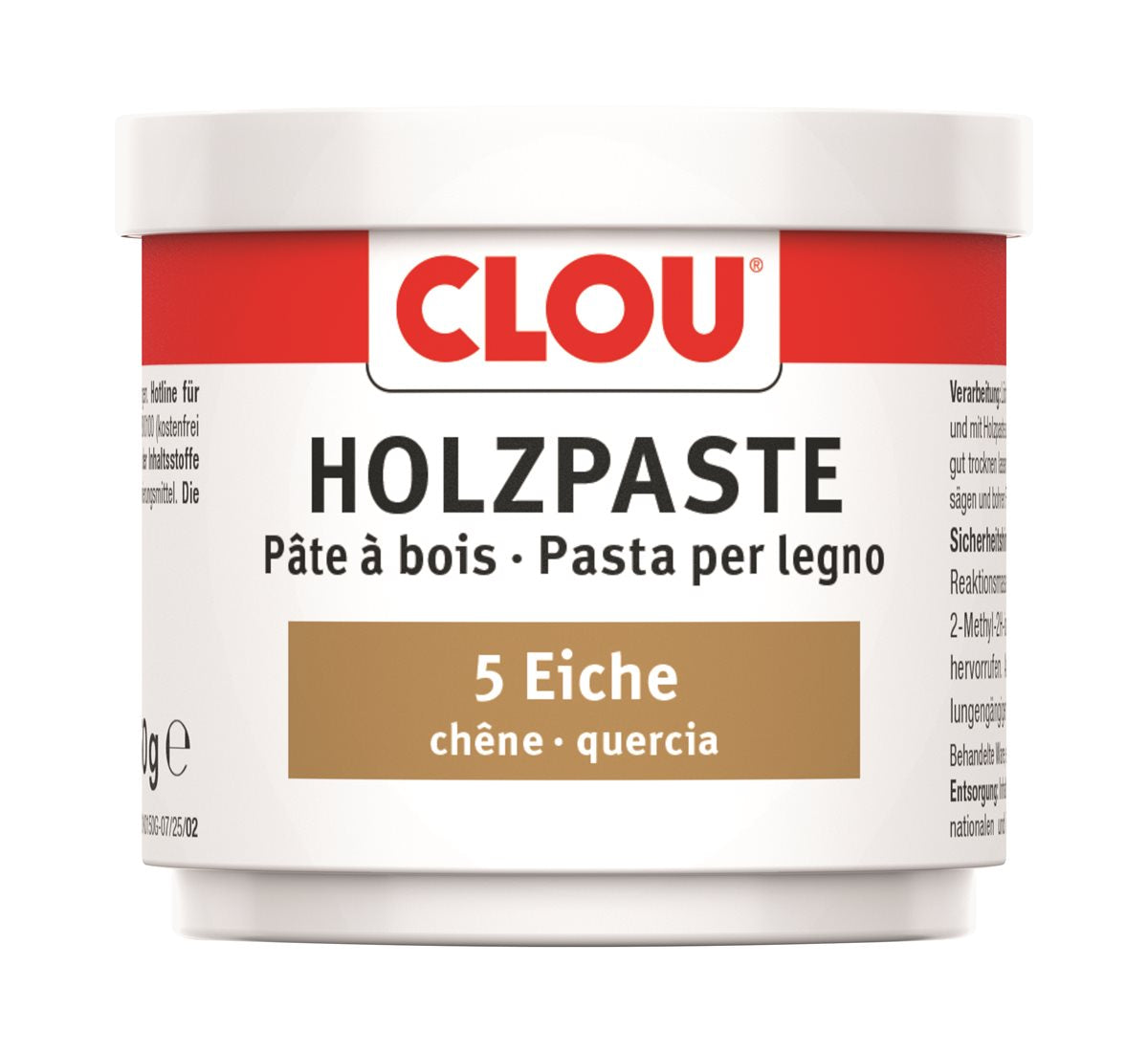 CLOU Holzpaste Nr. 5 Eiche, 150 g
