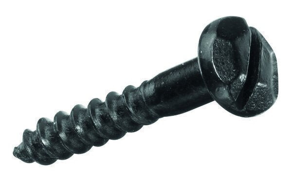 HOLZSCHR. ZIERKOPF VZ. SCHWARZ 3,5X16 MM