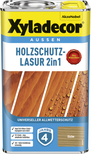 HOLZSCHUTZLASUR 2IN1 EICHE 2,5L