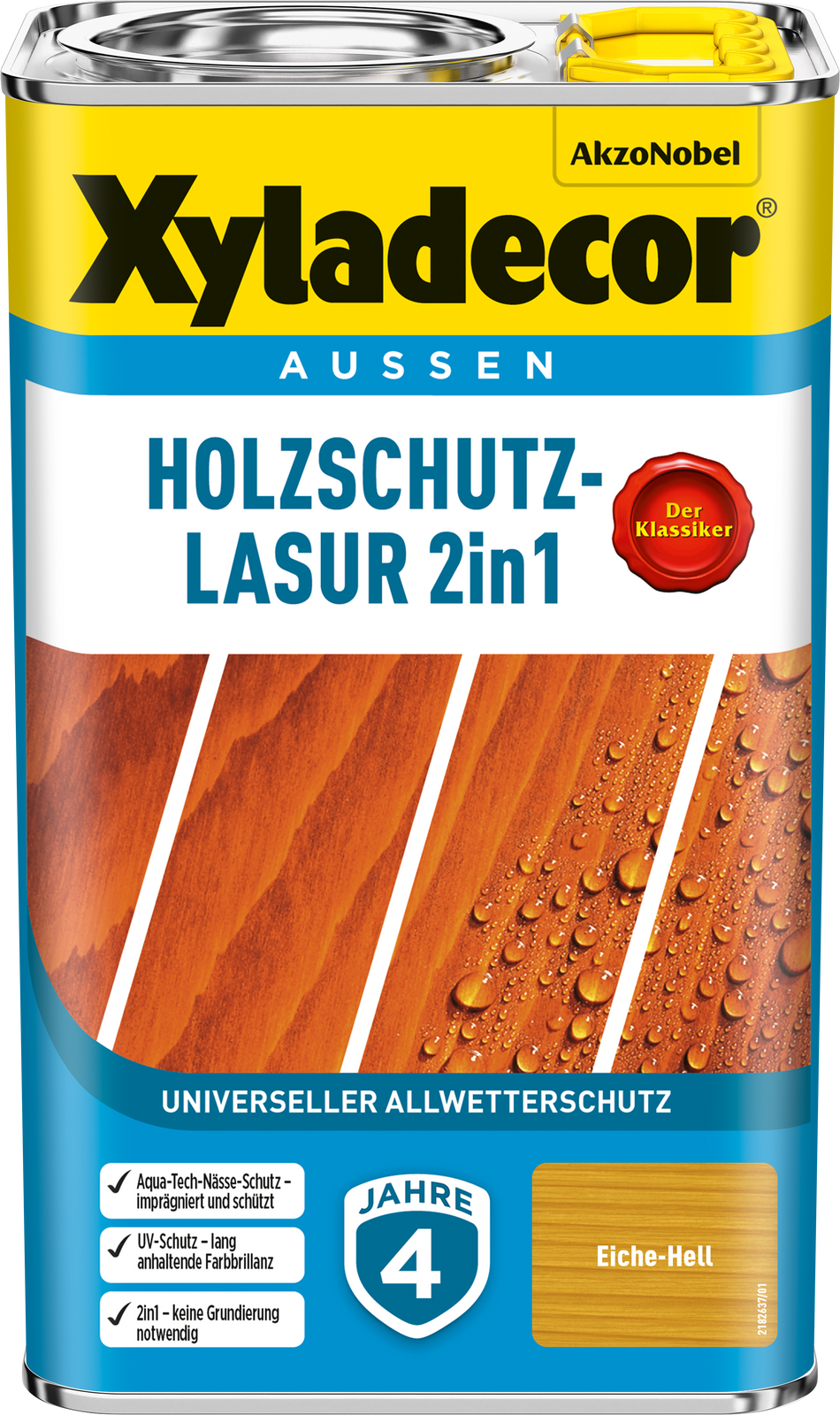 HOLZSCHUTZLASUR 2IN1 EICHE HELL 2,5L