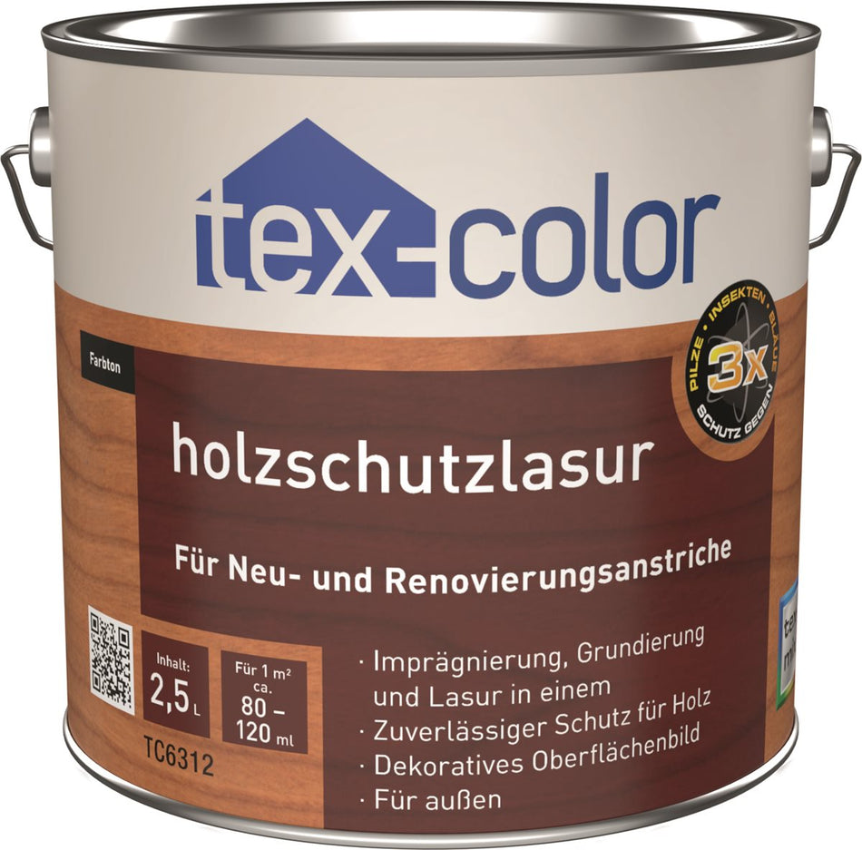 HOLZSCHUTZLASUR FARBLOS 2,5L