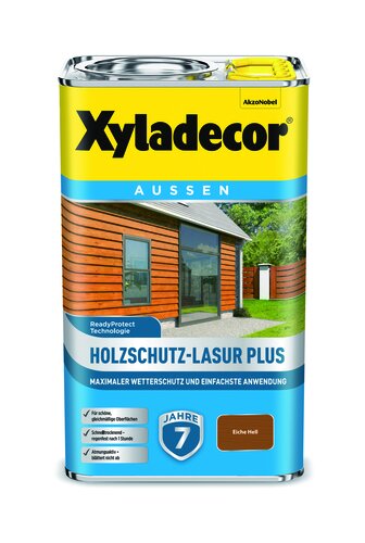 HOLZSCHUTZLASUR PLUS EICHE HELL 2,5L