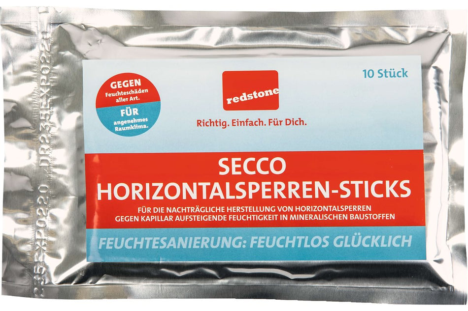 HORIZONTALSPERREN STICKS SECCO 10ER-PACK