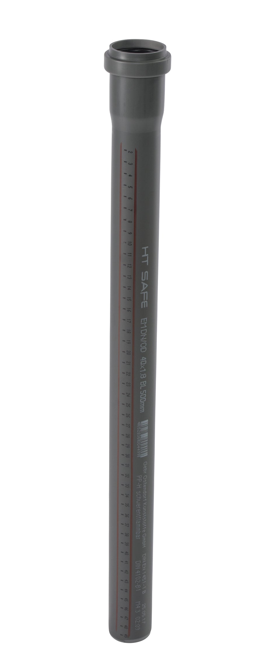 HTSAFEEM ROHR MIT MUFFE DN/OD 40 2M