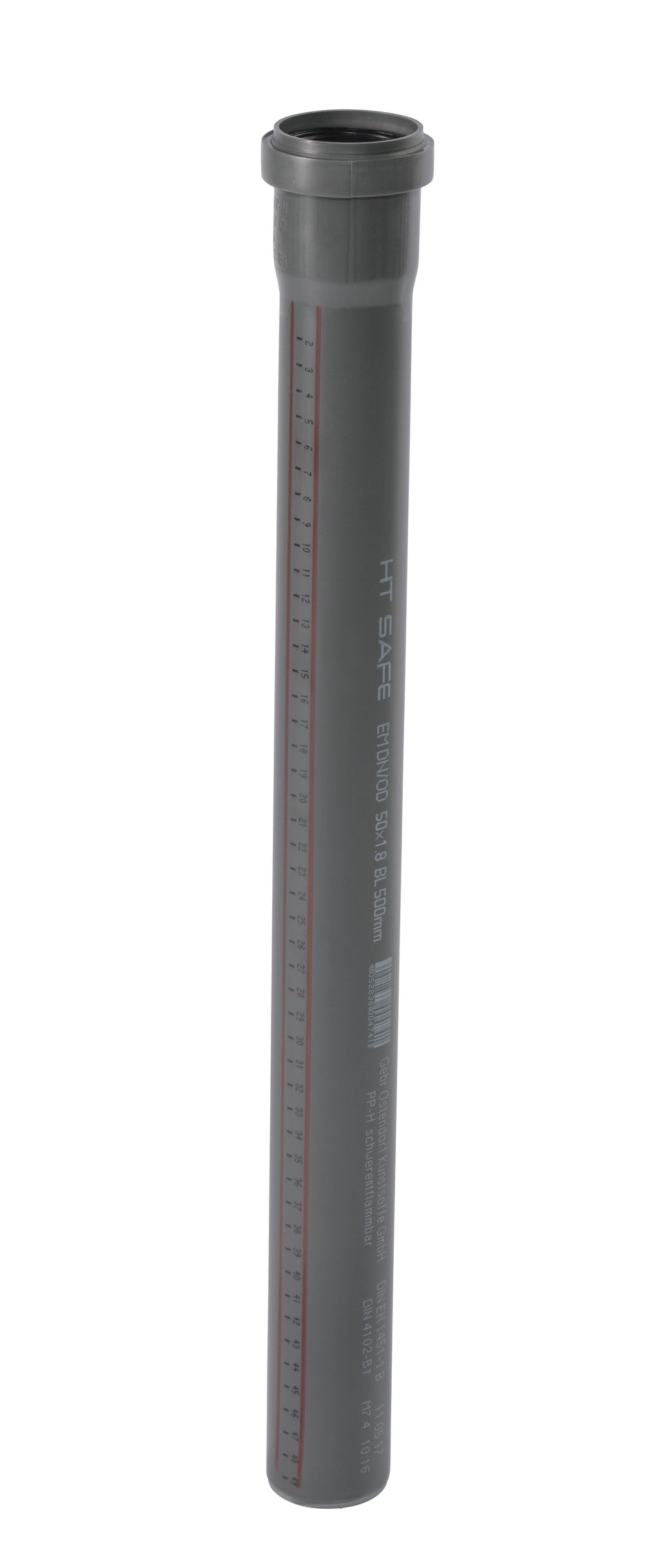 HTSAFEEM ROHR MIT MUFFE DN/OD 50 1M
