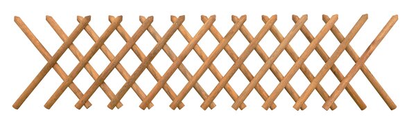 JÄGERZAUN BRAUN 55MM 250X80CM