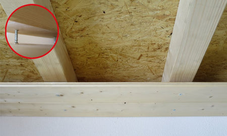Justierschraube Holz/Holz verzinkt 6x90 mm, Detail