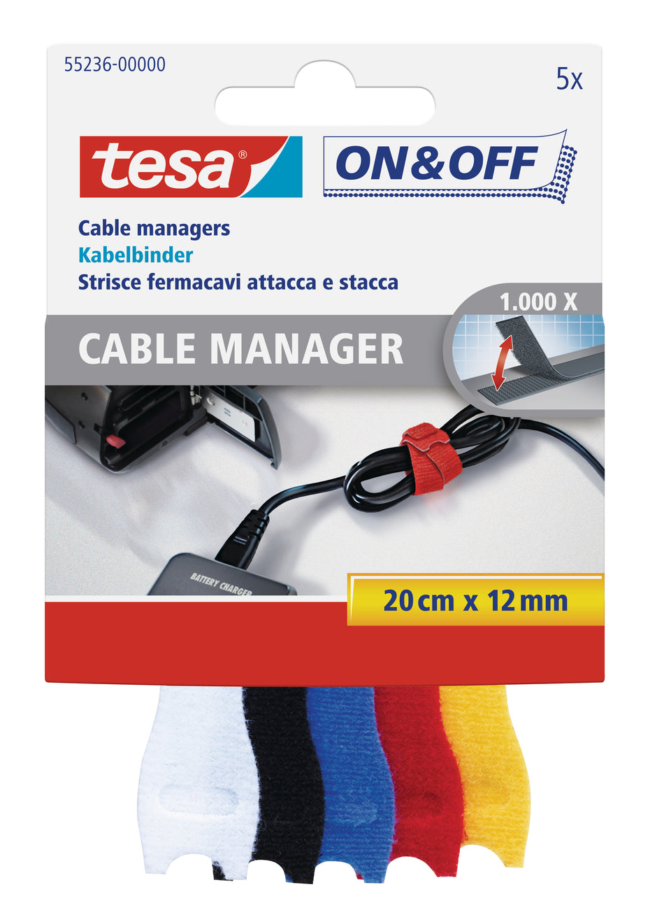KABELBINDER CABLE MANAGER ON&OFF BUNT