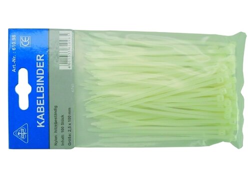 KABELBINDER NATURFARBEN 200X2,5MM