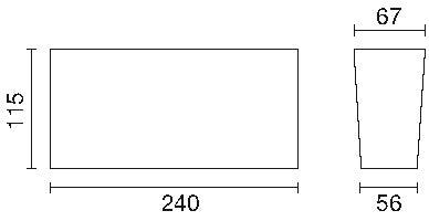 KANALKLINKER DIN 4051 - A 240X115X67/56