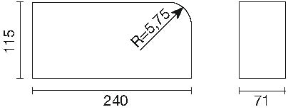 KANALKLINKER DIN 4051 - SF-R - D1