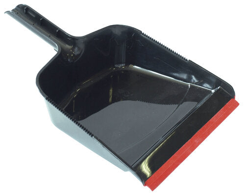 KEHRSCHAUFEL MAXI KUNSTSTOFF SCHWARZ/ROT