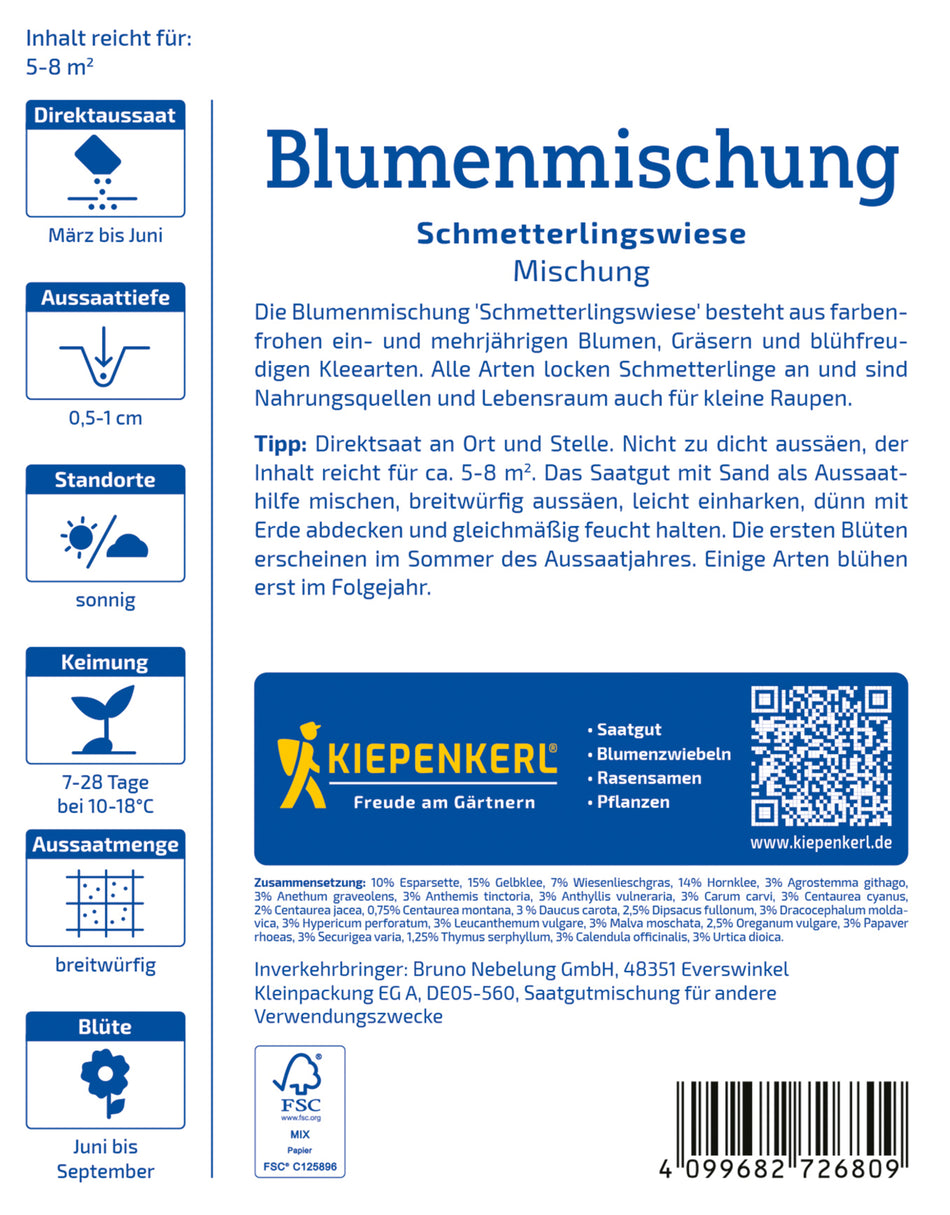 KK BLUMENMISCHUNG SCHMETTERLINGSWIESE