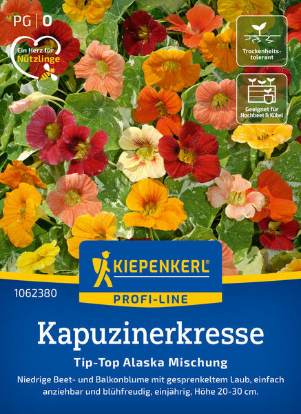 KK KAPUZINERKRESSE TIP-TOP ALASKA MIX