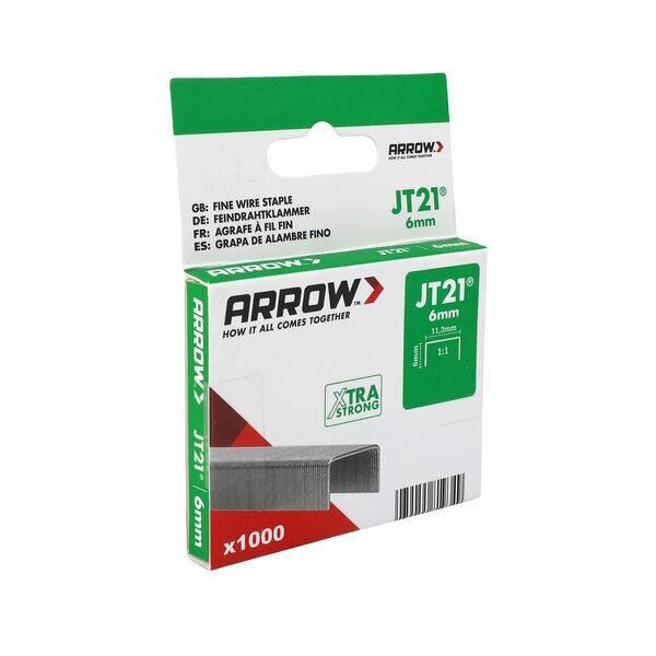 KLAMMER JT 21 6MM 1000ST