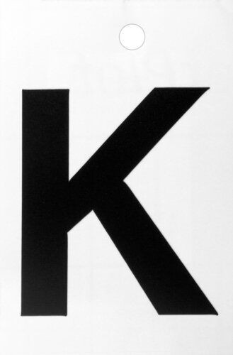 KLEBEBUCHSTABE SCHWARZ 35 MM K