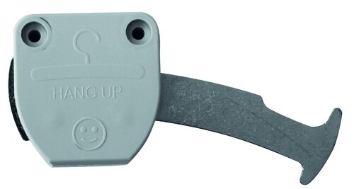 KLEIDERHAKEN HANG UP GRAU 95X17X50 MM