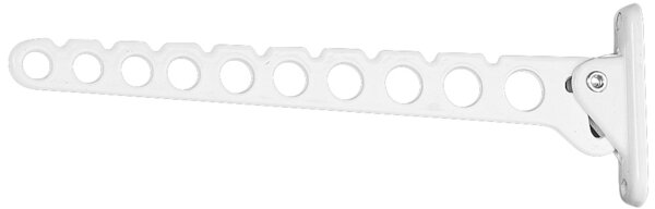 KLEIDERLÜFTER ALU WEIß BESCH. 330X32 MM