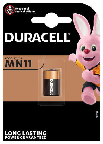 KNOPFZELLE DURACELL ALKALINE MN11 6V