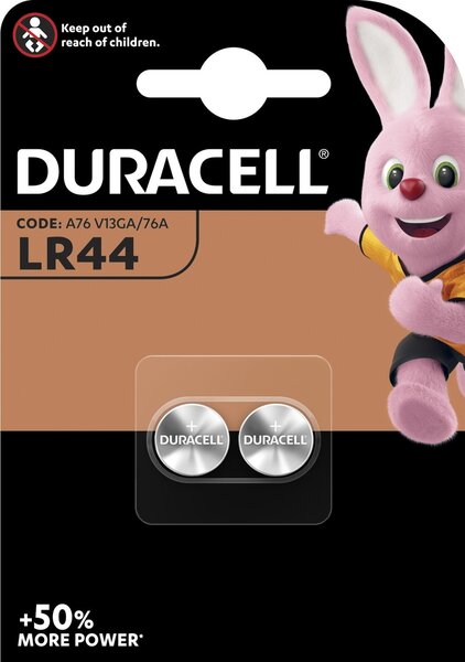 KNOPFZELLE DURACELL LR44 B2