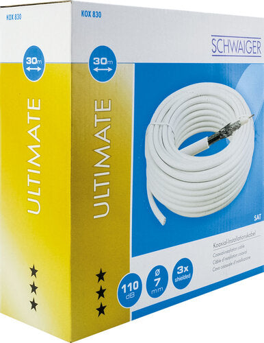 KOAX-KABEL 110DB 7MM 30M WS