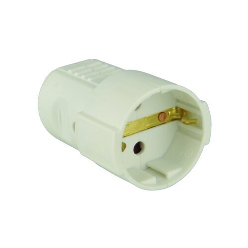 KUPPLUNG WEIß PVC SCHUKO